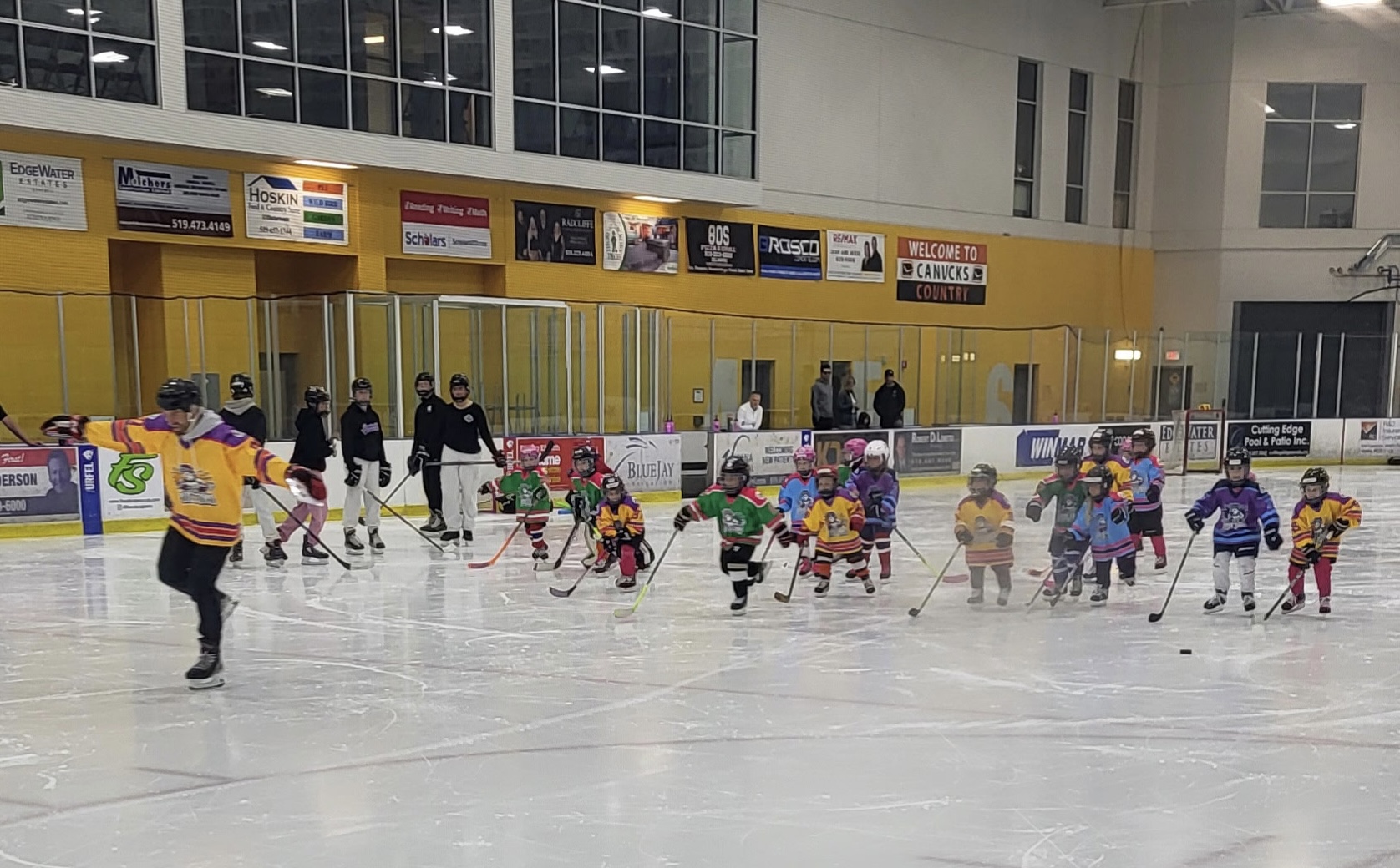 Learn to Skate Hockey Drills for Kids